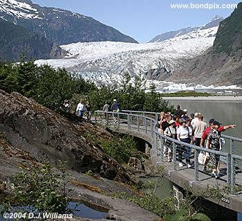 Mendenhall Glacier, near Juneau Alaska