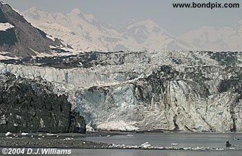 Glacier in Yakutat bay, Alaska