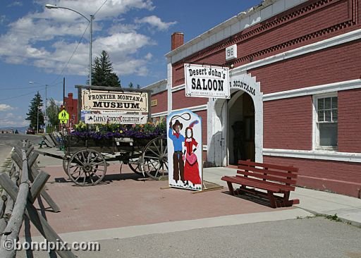 Deer Lodge Museums, Frontier Montana and Desert Johns Saloon.