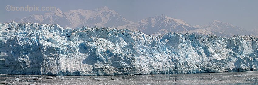 Hubbard Glacier in Alaska Panoramic Photo