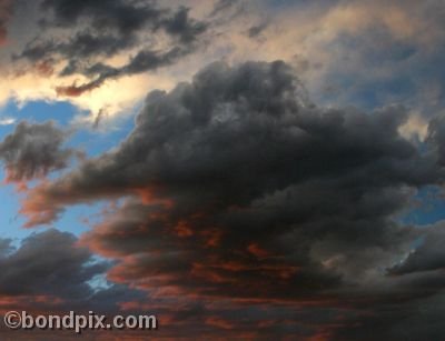 Storm clouds form in Montana sky