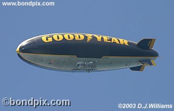 The Goodyear blimp airship