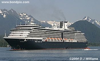 Cruise ship Oosterdam in Alaska