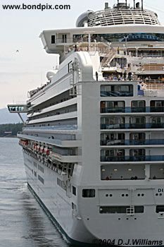 Cruise ship in Alaska