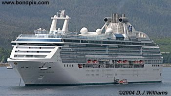 Cruise ship in Alaska