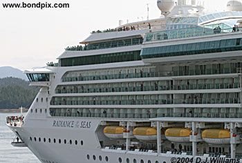 Cruise ship in Alaska