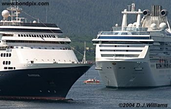 Cruise ship in Alaska