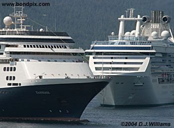 Cruise ship in Alaska