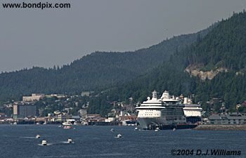 Cruise ship in Alaska