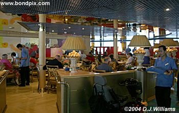 Interior of the Cruise ship Oosterdam