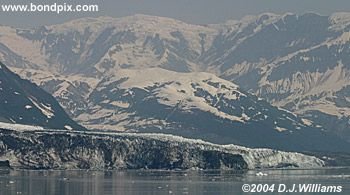 Glacier in Yakutat bay, Alaska