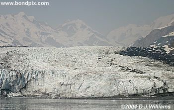 Glacier in Yakutat bay, Alaska