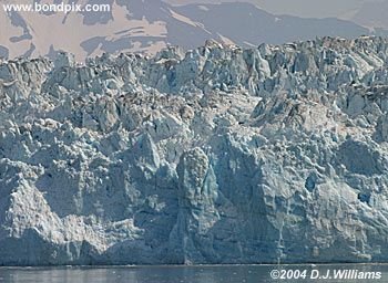 Hubbard Glacier in Yakutat bay, Alaska