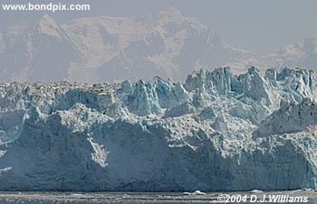 Hubbard Glacier in Yakutat bay, Alaska