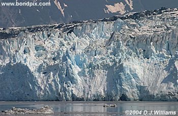 Hubbard Glacier in Yakutat bay, Alaska