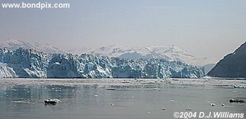 Hubbard Glacier in Yakutat bay, Alaska