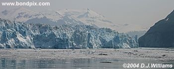 Hubbard Glacier in Yakutat bay, Alaska
