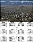 Aerial view of Mount Powell and Deer Lodge calendar for sale