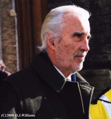 Actor Christopher Lee