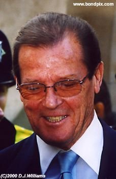 Former James Bond 007 actor Sir Roger Moore