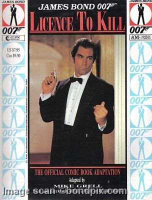 James Bond in Licence To Kill film adaptation