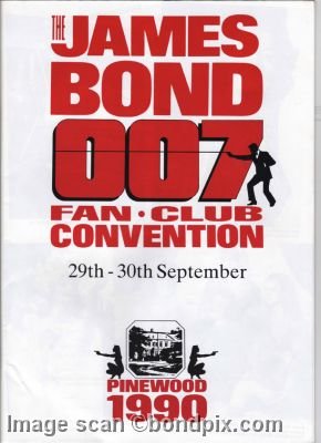 James Bond 007 fan club convention magazine, held at Pinewood Film Studios