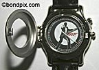 James Bond 007 watch with opeing cover