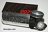 James Bond 007 analog watch in metal can