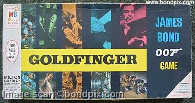 James Bond Goldfinger board game from Milton Bradley