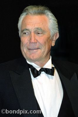 George Lazenby at the James Bond 007 Die Another Day Premiere