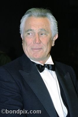 George Lazenby at the James Bond 007 Die Another Day Premiere