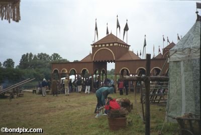 On the set of A Knights Tale in the Czech Republic