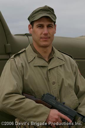 Photoshoot for 'Devils Brigade' at Fort Harrison Helena Montana on 4th May 2006