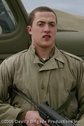 Photoshoot for 'Devils Brigade' at Fort Harrison Helena Montana on 4th May 2006