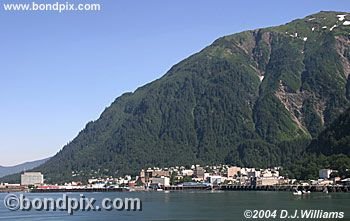 Landscape view of Juneau Alaska