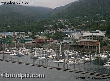 Aerial view of Ketchikan Alaska