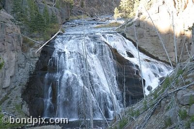 Waterfall in Yellowstone Park