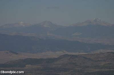 Aerial views over the Deer Lodge valley, Deer Lodge, Anaconda and Butte in Montana