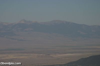 Aerial views over the Deer Lodge valley, Deer Lodge, Anaconda and Butte in Montana