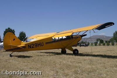 Aircraft at the annual fly in at Pogreba Field, Three Forks, Montana