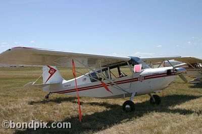 Aircraft at the annual fly in at Pogreba Field, Three Forks, Montana