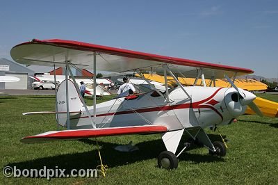 Aircraft at the annual fly in at Pogreba Field, Three Forks, Montana