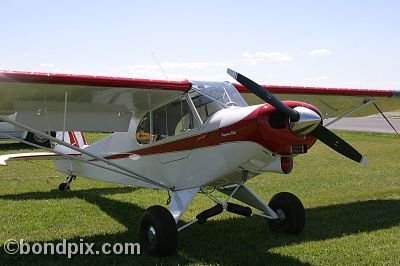 Aircraft at the annual fly in at Pogreba Field, Three Forks, Montana