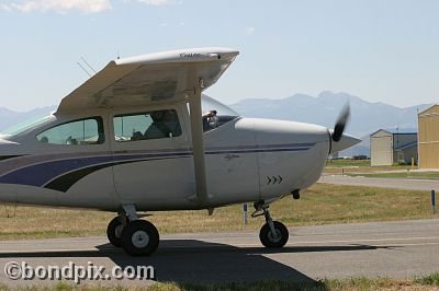 Aircraft at the annual fly in at Pogreba Field, Three Forks, Montana