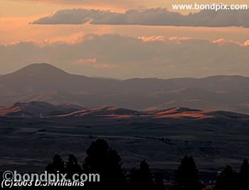 Sunset in Montana