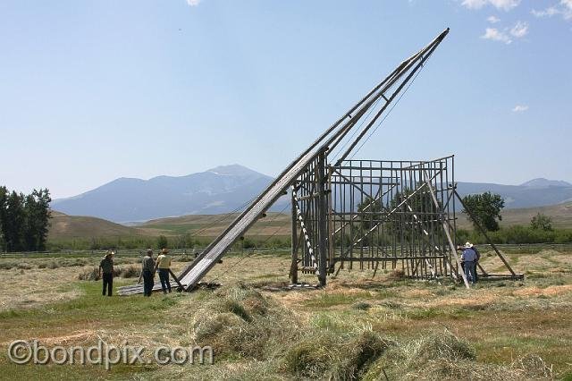 0901.jpg - The Beaverslide is ready for stacking hay at the Grant-Kohrs ranch in Deer Lodge, Montana