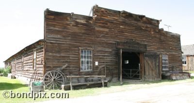 Old Wild West town of Nevada City in Montana