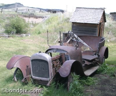 Old Wild West town of Nevada City in Montana