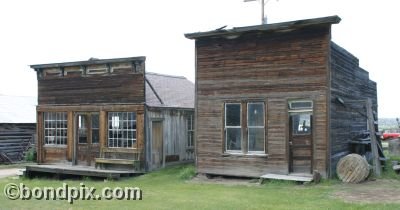 Old Wild West town of Nevada City in Montana