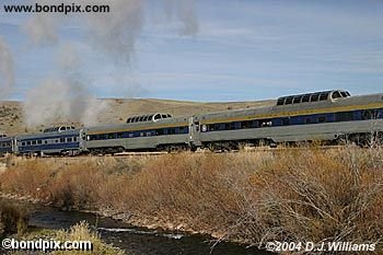 Steam Railroad Engine 4449 in Montana